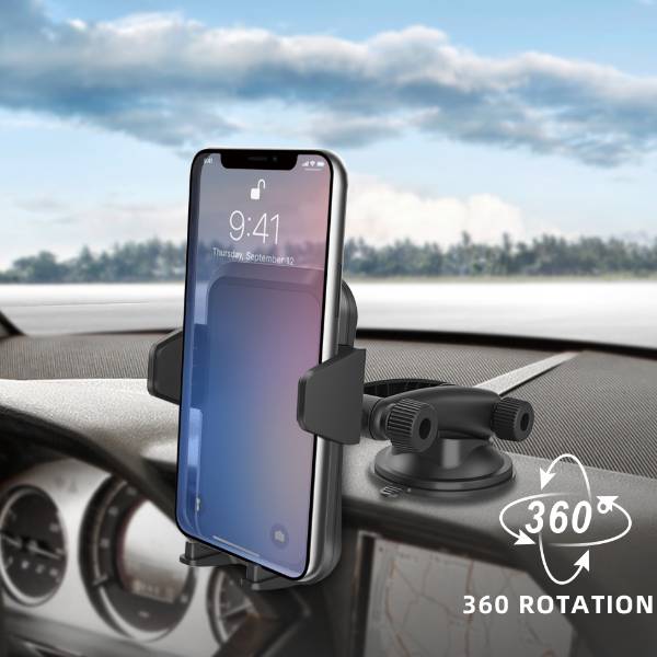 Adjustable Gel Suction Cell Phone Car Mount Universal Cell Phone Holder For Car