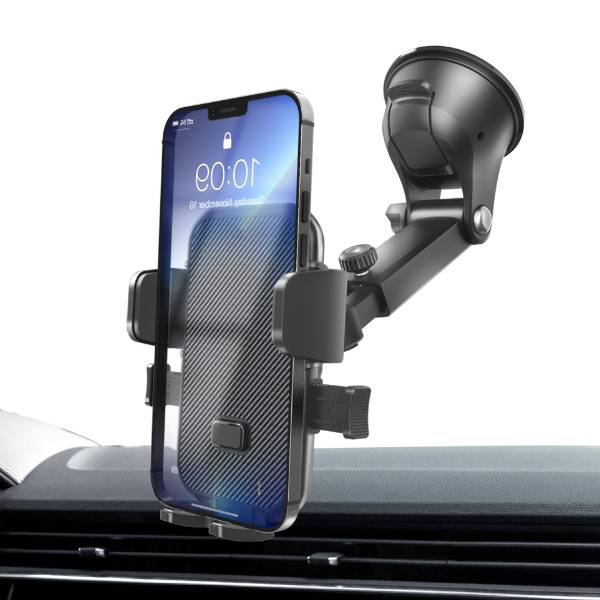 Strong Suction Telescopic Car Dashboard Mobile Phone Holder Universal Windshield Smartphone Stand For 4-7" Smart Phone