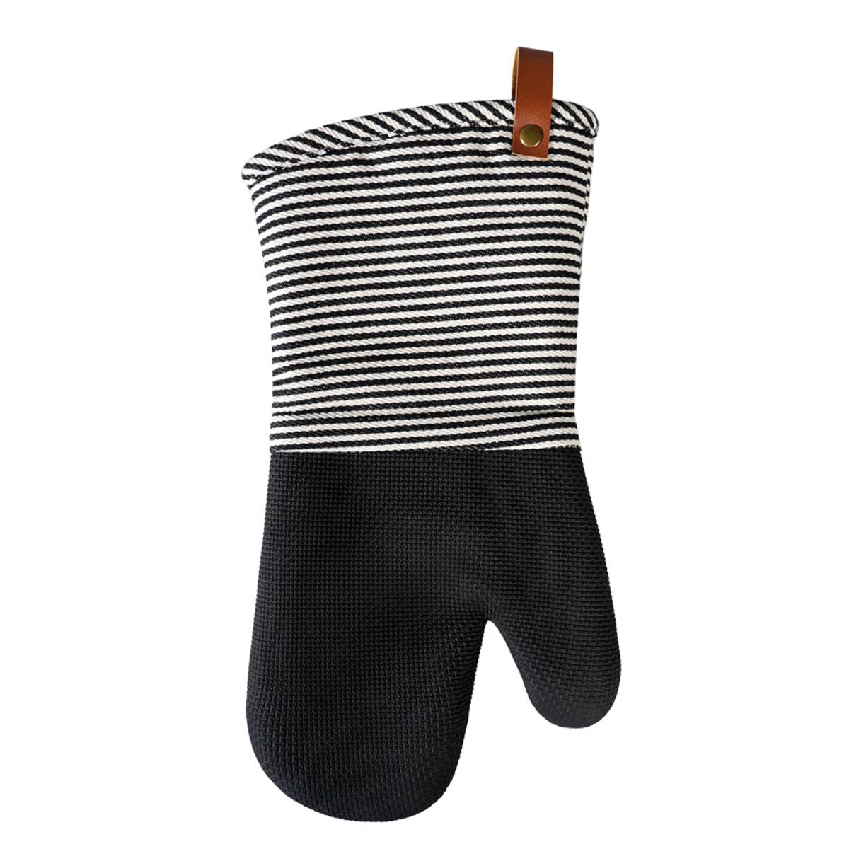 Stripe Neoprene oven mitts