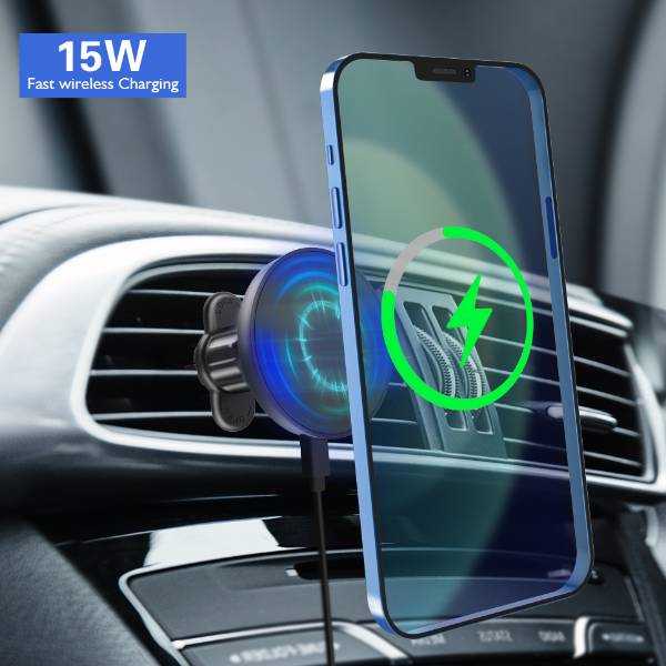 Car Air Vent Stable 15W Fast Wireless Charging Mobile Holder Best Iphone Holder For Car