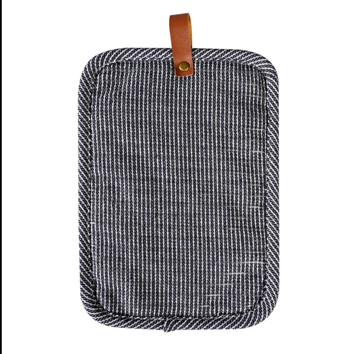 Grey Cotton Square pot holder