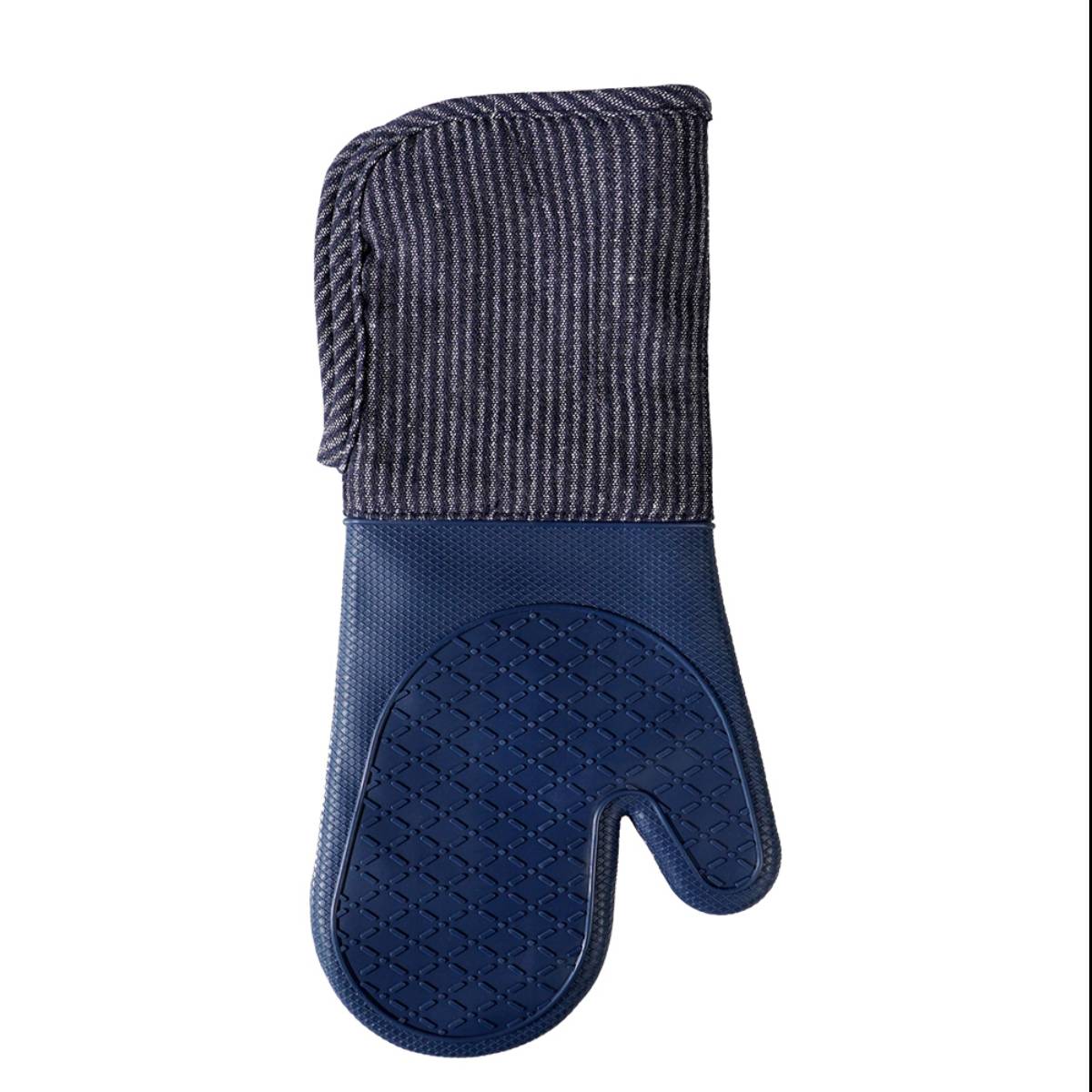 Navy Blue Strape Silicone oven mitts