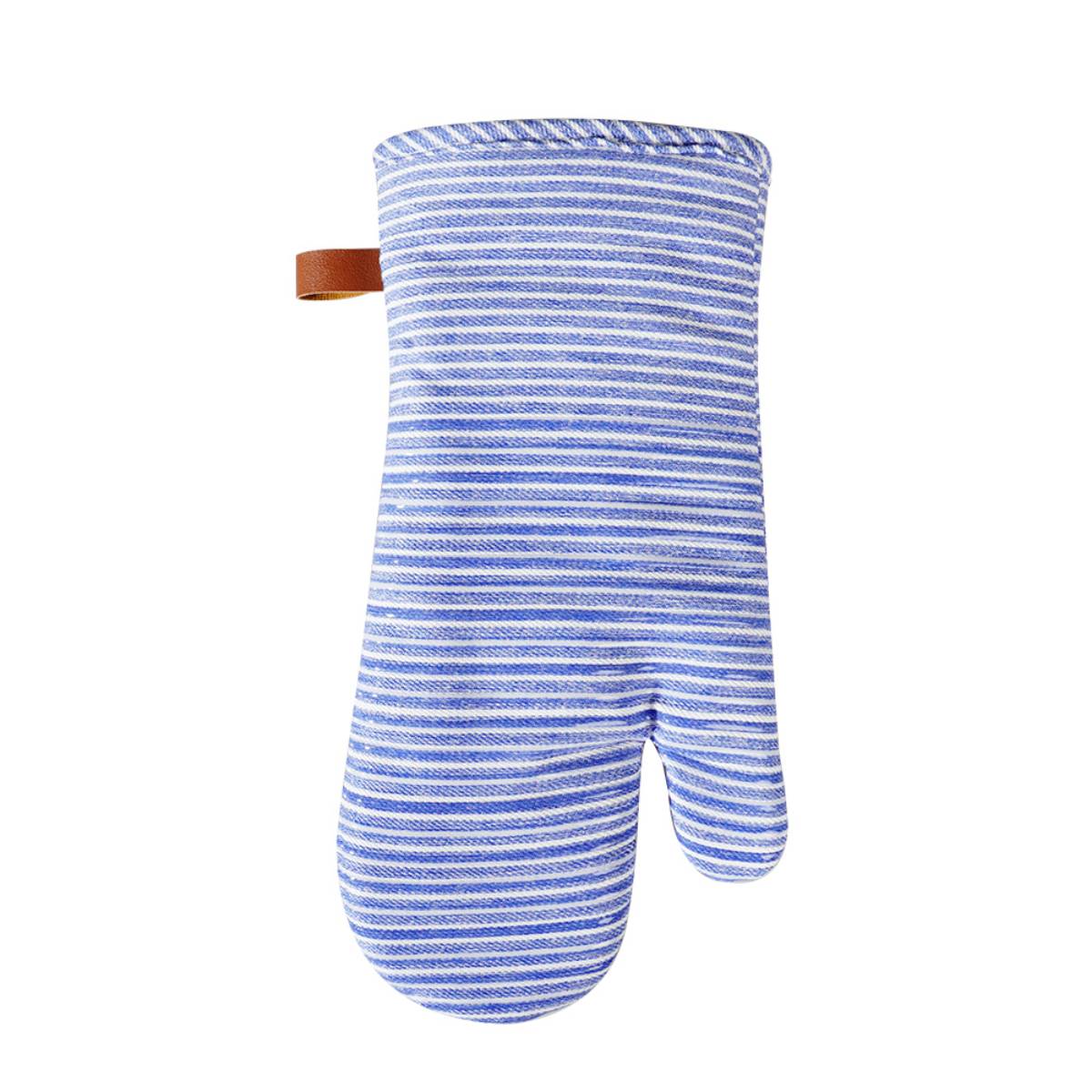 Sky Blue 100% Cotton Heat resistant Oven mitts