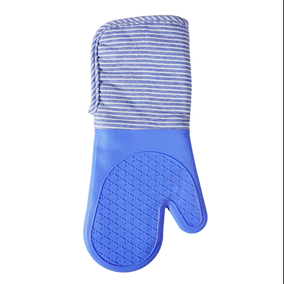 Sky Blue Kitchen Heat resistant Silicone oven mitts