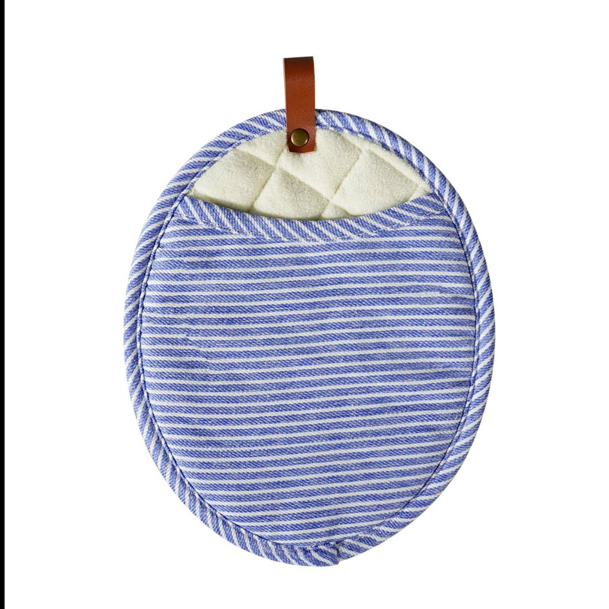 Sky Blue Ellipse Neoprene Pot holder