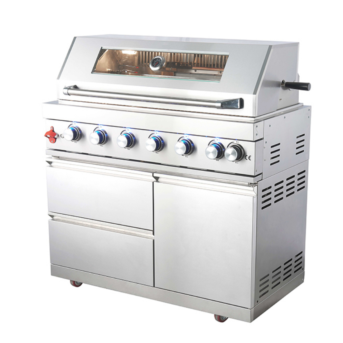 Outdoor Party Camping Portable High End Stainless Steel Gas Bbq Grill