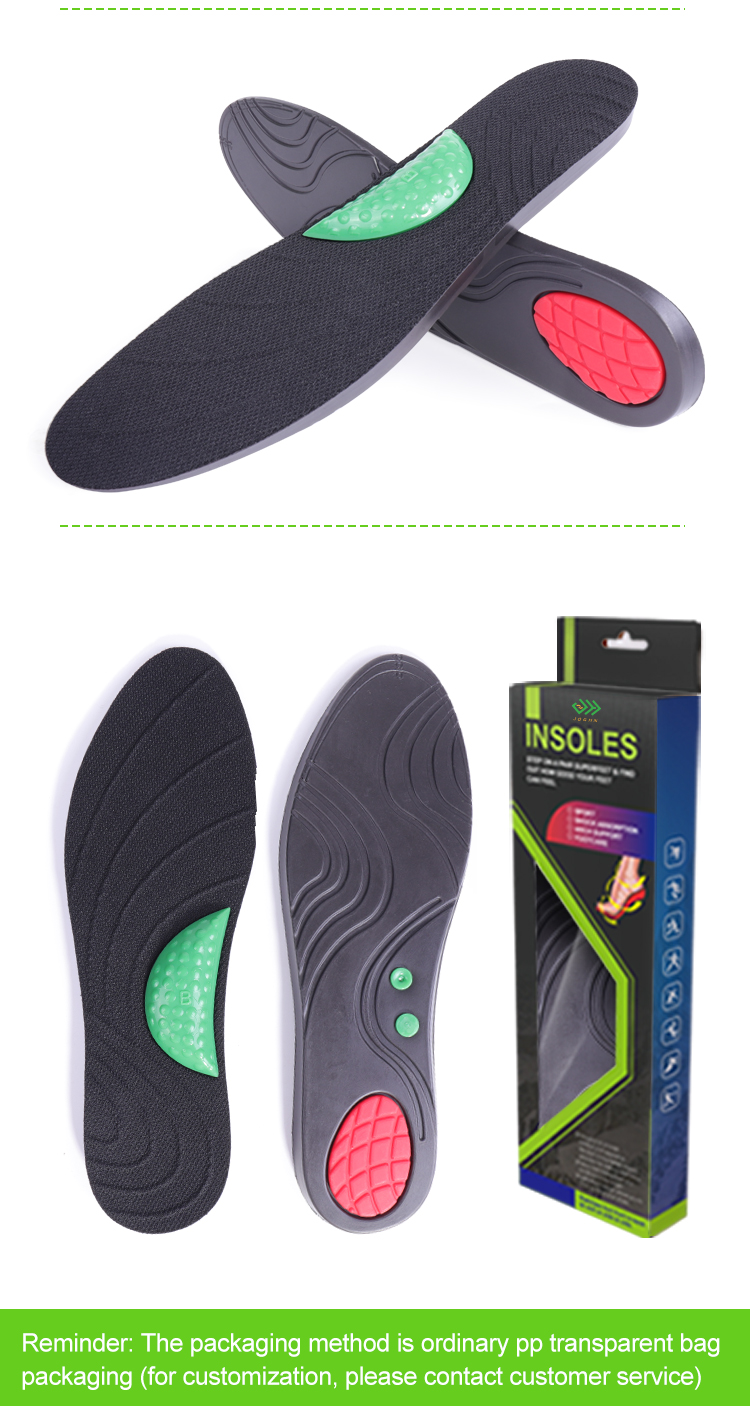 JOGHN Wholesale new develop orthotic insole arch support insole with
