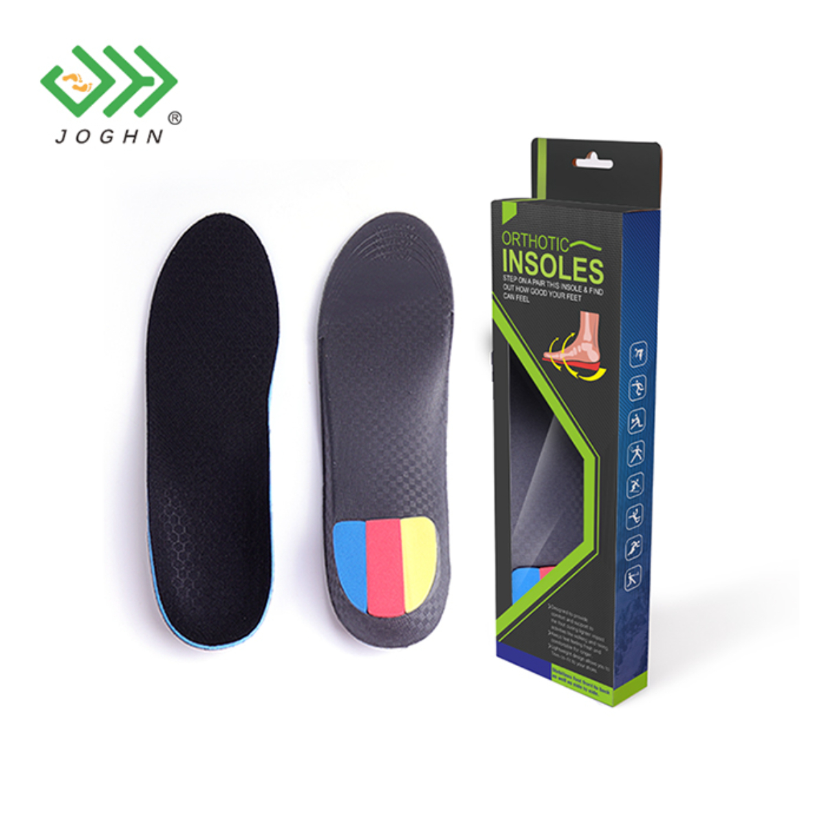Arch Support Flat Feet Insoles Orthotic Plantar Fasciitis Men Women Boots Accessories Shoe OEM Orthotic Insoles