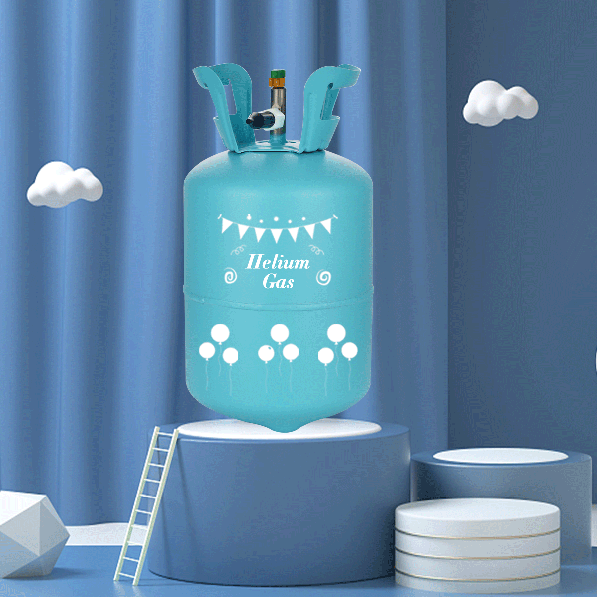 Standard 30 Helium Balloons Tank