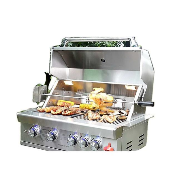 CE ISO High Quality Stainless Steel Outdoor Kitchen Cabinet Bbq Charcoal And Gas Grill FOR PARTY