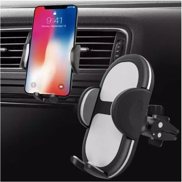 Hot Selling Adjustable Hands Free Phone Holder For Car Knob-Type Clip Phone Mount for 4-6.5 inch Smartphone