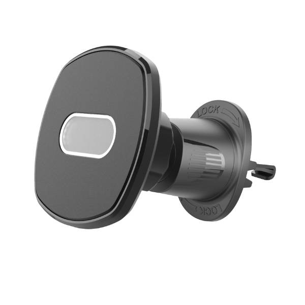 New Arrival Metal Hook Screw Twist Universal 360 Rotating Air Vent Mount Magnetic With Metal Plate Car Phone Holder Vent Mount