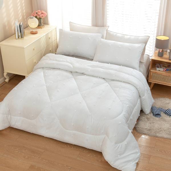 Pompom Waffle Comforter Wholesale -Tonda