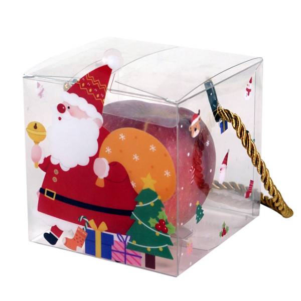 Christmas custom acetate boxes for apple