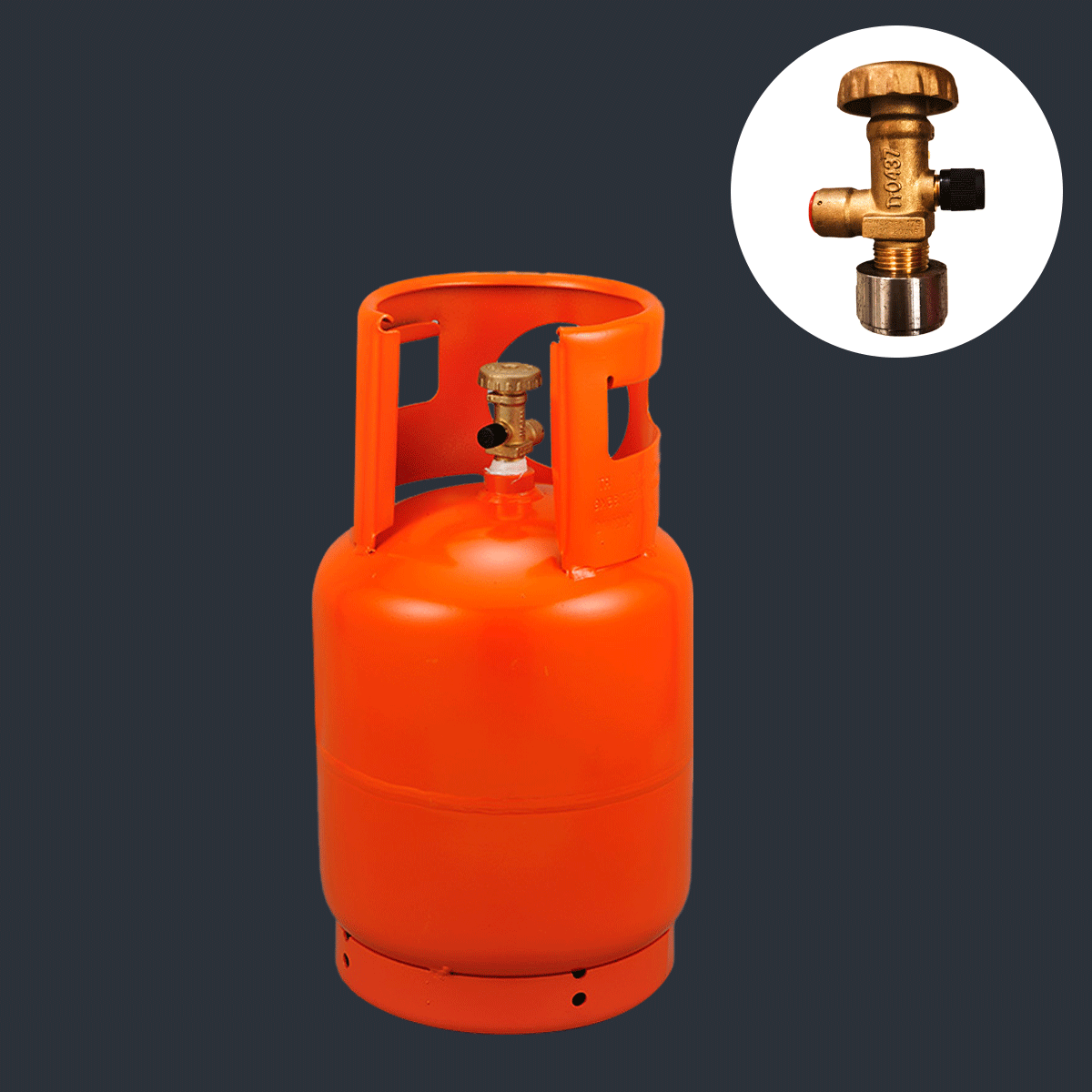 Refillable Refrigerant Cylinder