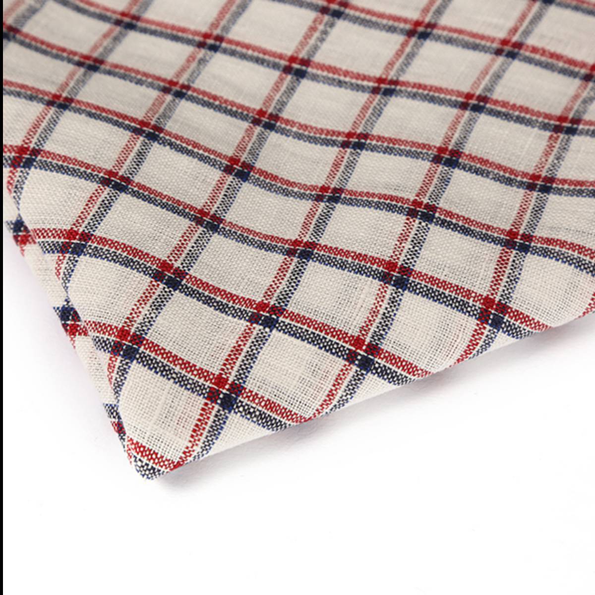 CHECK/PLAID LINEN FABRIC~S1795