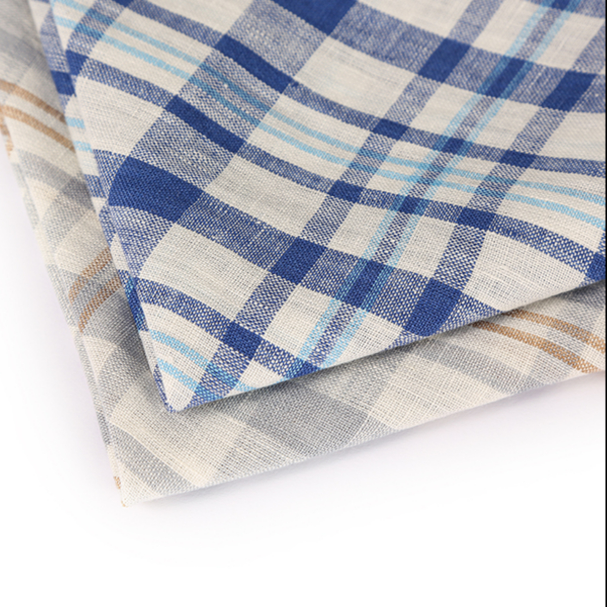 CHECK/PLAID LINEN FABRIC~S1818