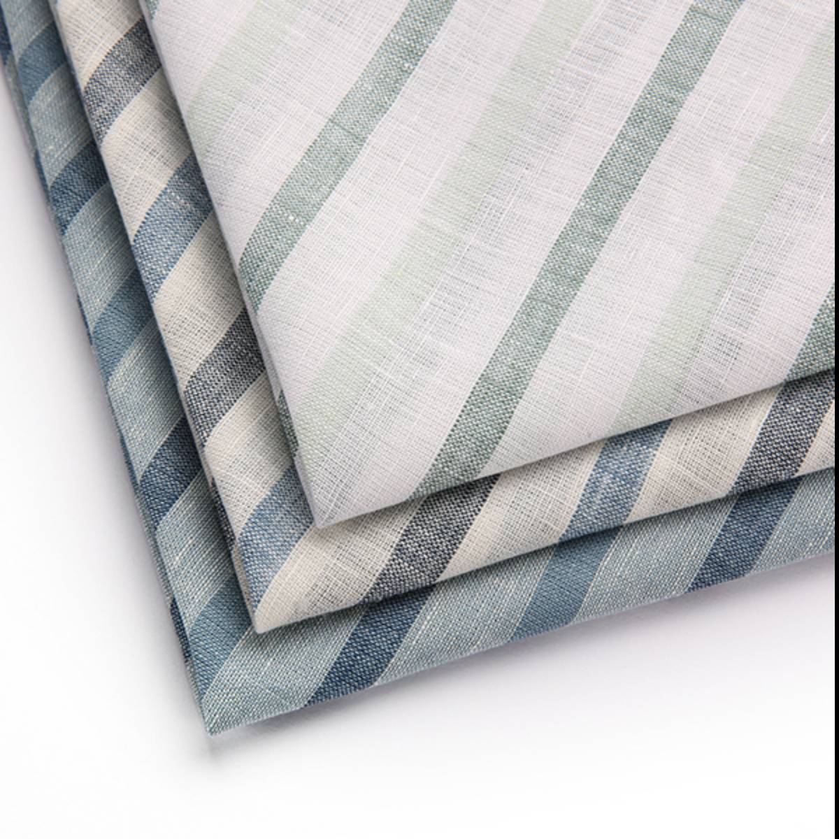 STRIPED LINEN FABRIC~S1821