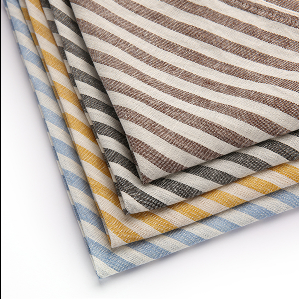 STRIPED LINEN FABRIC~S1826