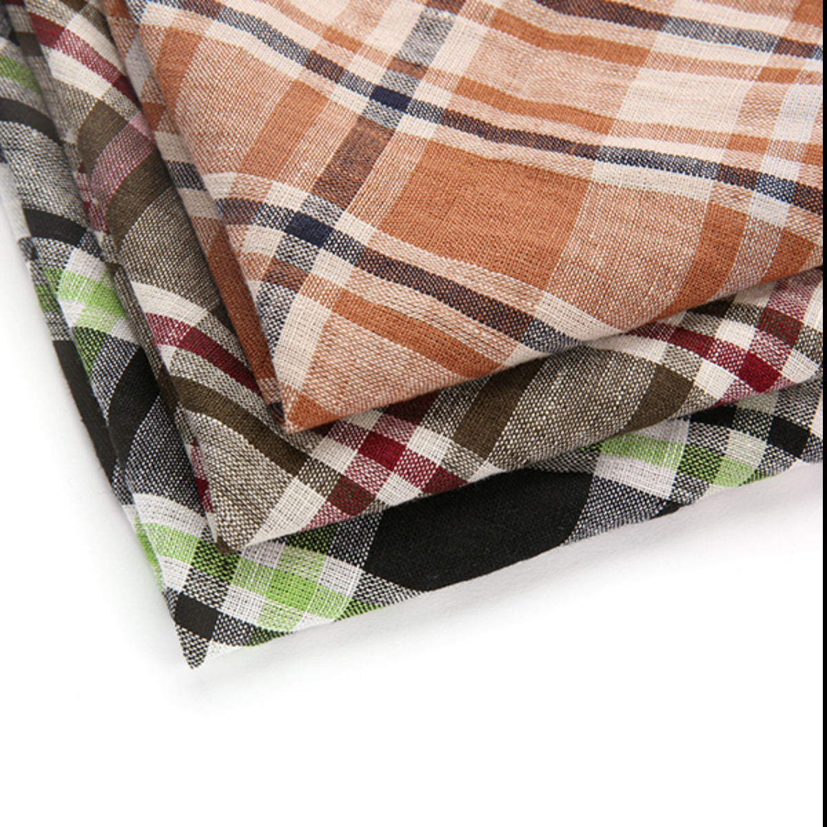 CHECK/PLAID LINEN FABRIC~S1931