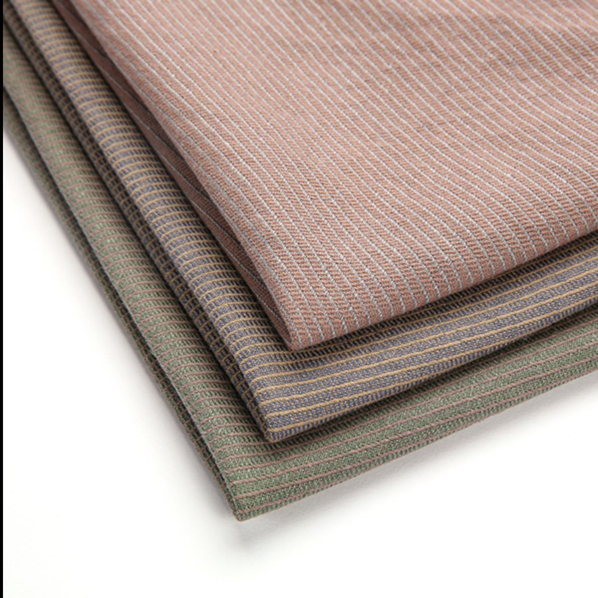 STRIPED LINEN/COTTON FABRIC~S2013