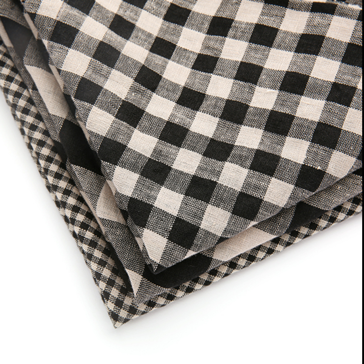 CHECK/PLAID LINEN FABRIC~S2015
