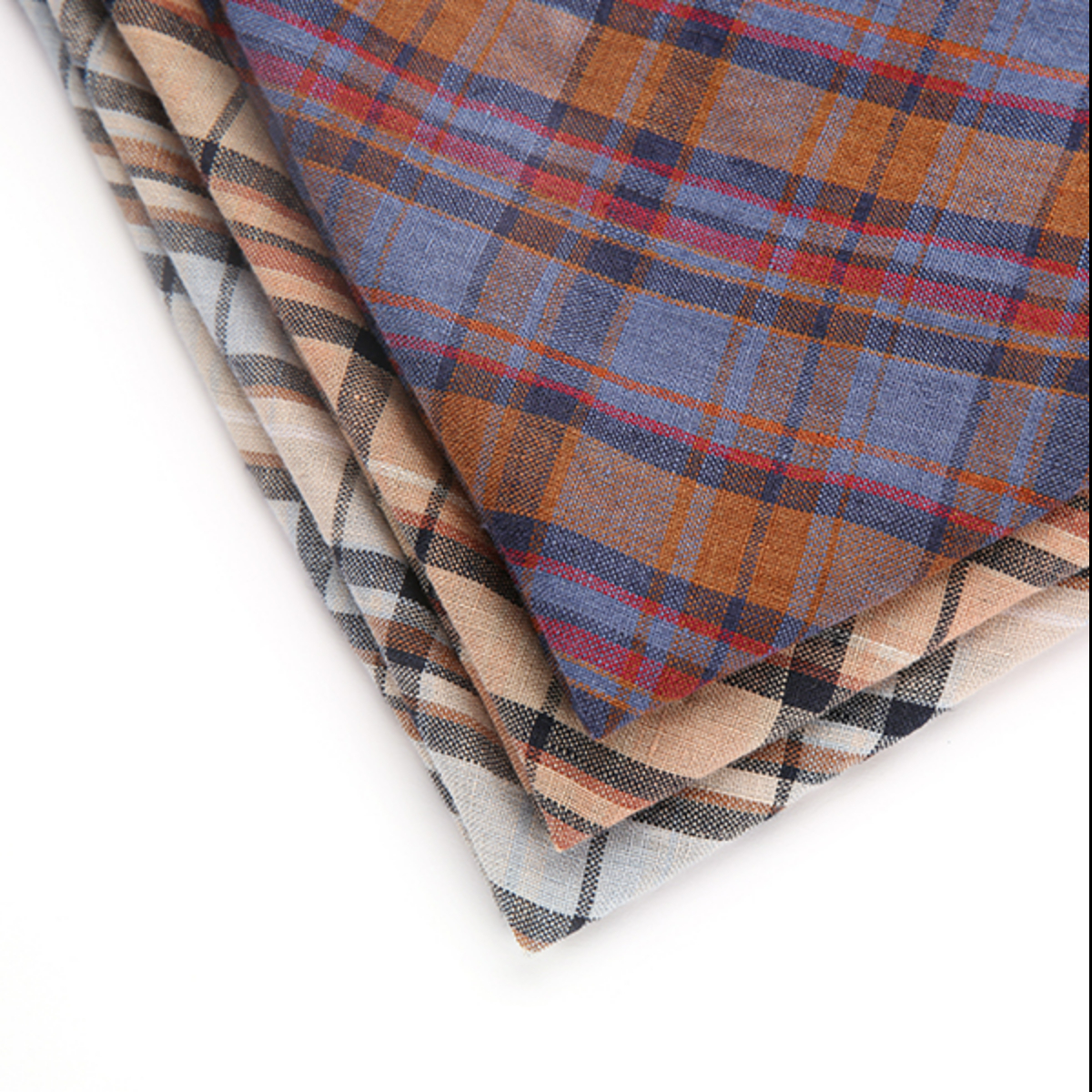 CHECK/PLAID LINEN FABRIC~S2019