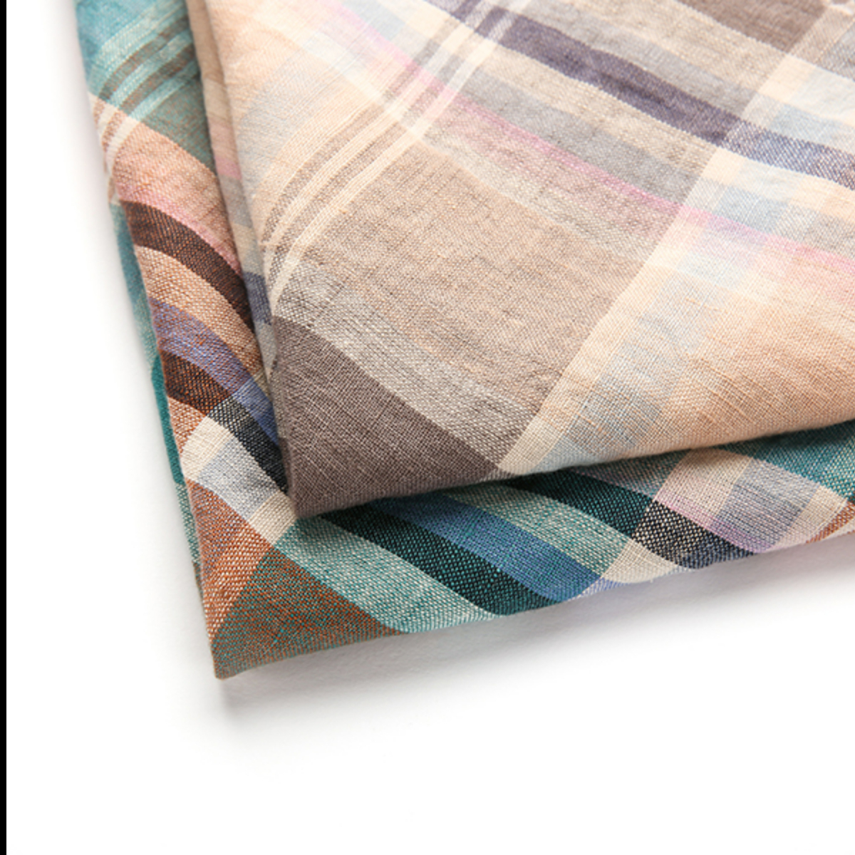 CHECK/PLAID LINEN FABRIC~S2020