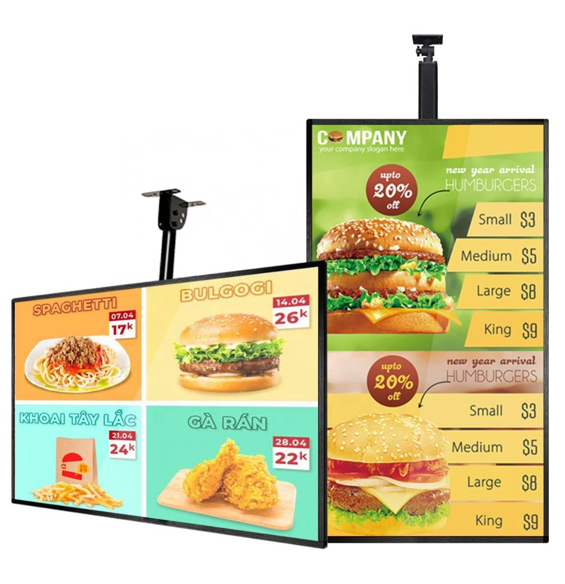 digital menu board