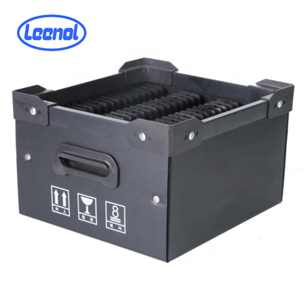 ESD Black plastic corrugated sheet boxes antistatic box manufacturer