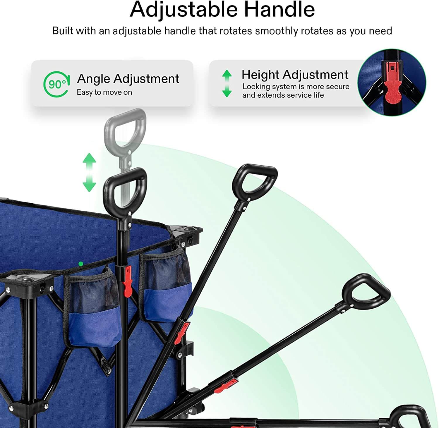 Folding wagon made in china, wagon outdoor for camping