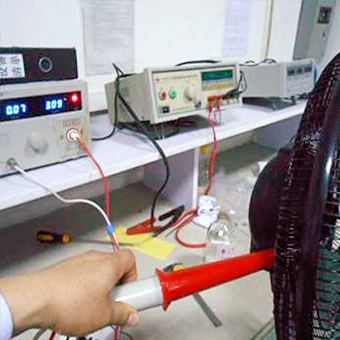 fan high-voltage test