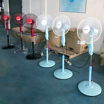 Stand fan aging test