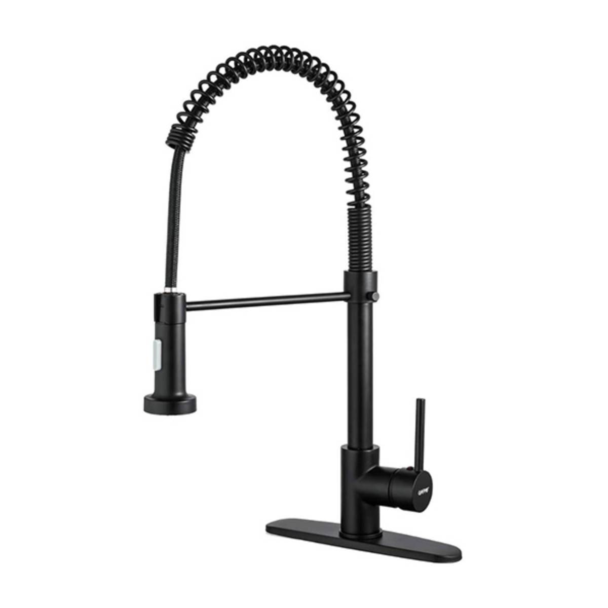 Kitchen Faucet with Pull Down Sprayer Matte Black