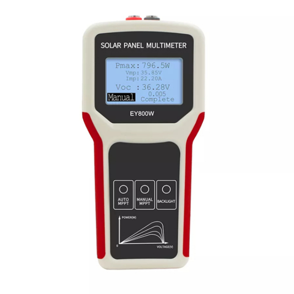 LED Display Smart Solar Panel Tester Current Voltage Multimeter