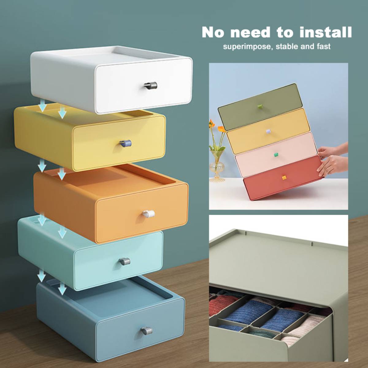 Underwear Bra pp plastic clothing storage boxes manufacturer