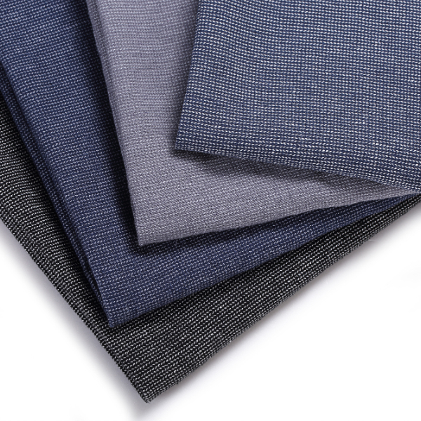 STRIPED LINEN/COTTON FABRIC~S120126