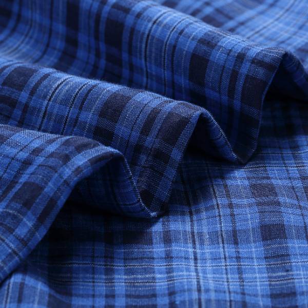 CHECK/PLAID LINEN FABRIC~S150296