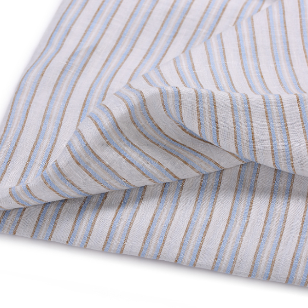 STRIPED LINEN FABRIC~S170011