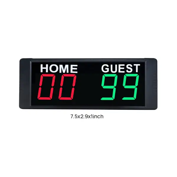 Ganxin Drop Shipping Aluminum alloy Digital Electronic Magnetic Ball Game Scoreboard Built-in Battery Led Mini Scoreboard