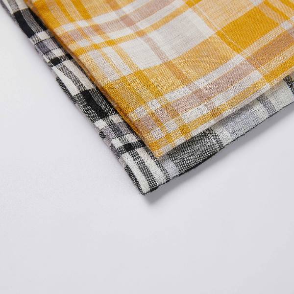 CHECK/PLAID LINEN FABRIC~S170334