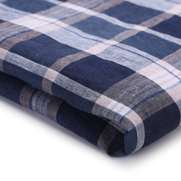 CHECK/PLAID LINEN FABRIC~S150291