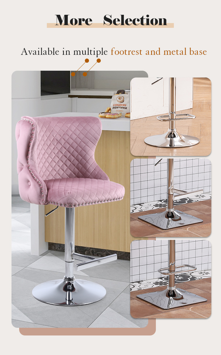 Lion knocker bar stools grey