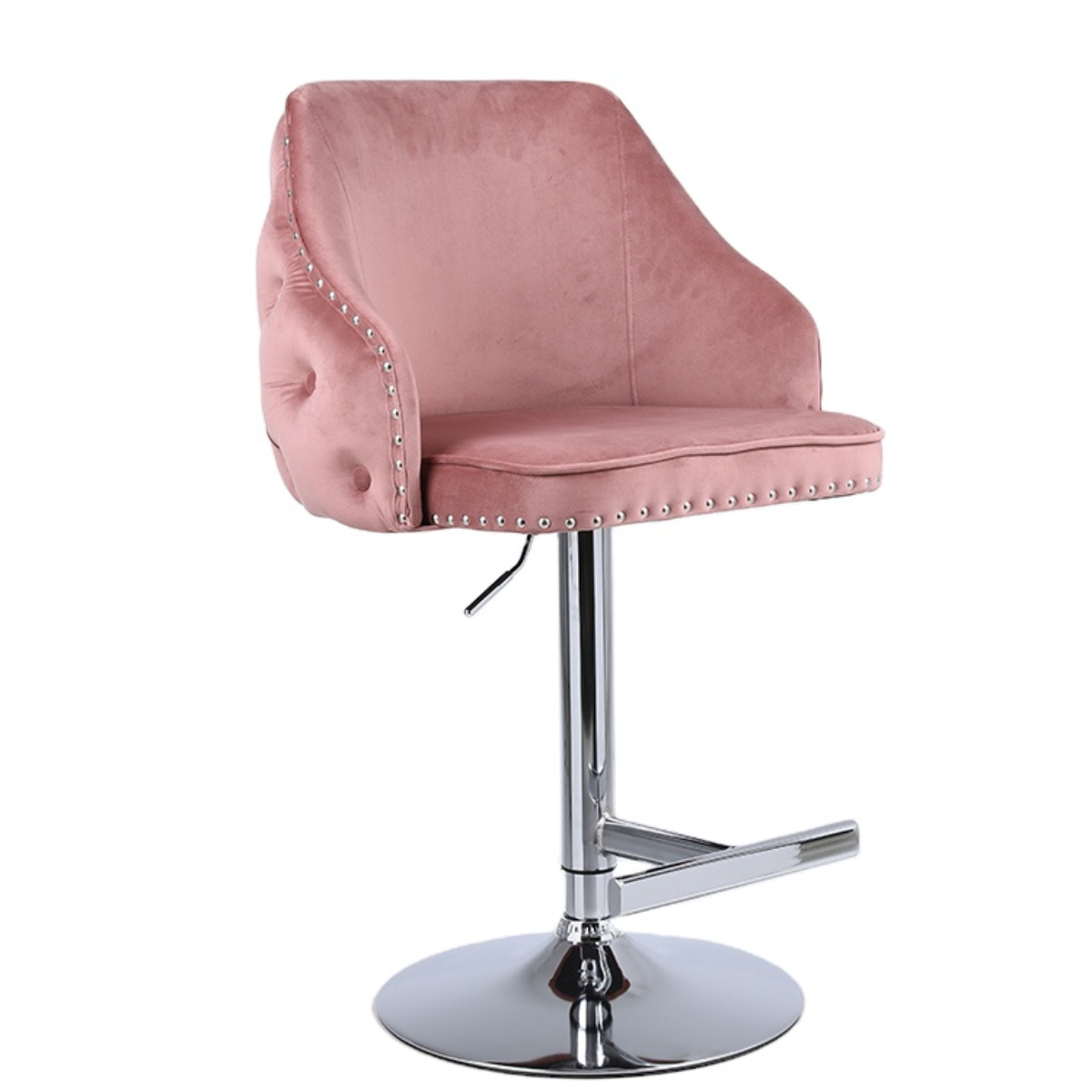 Modern Pink Bar Stool