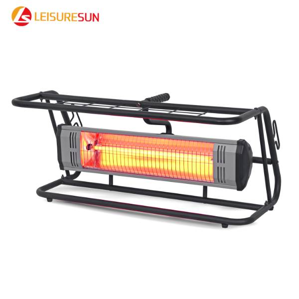 Workspace Infrared Heater with Roll Cage