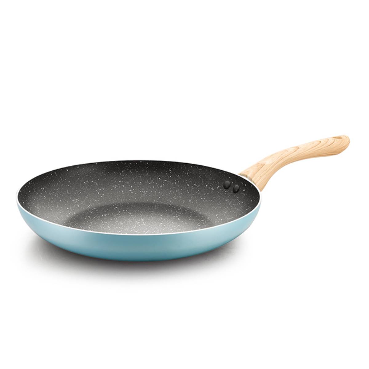 Pressed aluminum non-stick fry pan