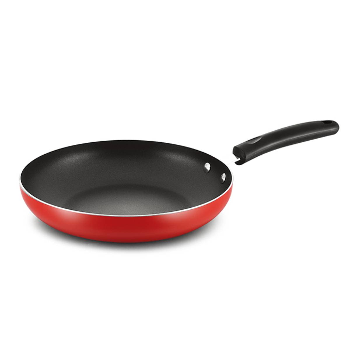 Pressed aluminum non-stick fry pan