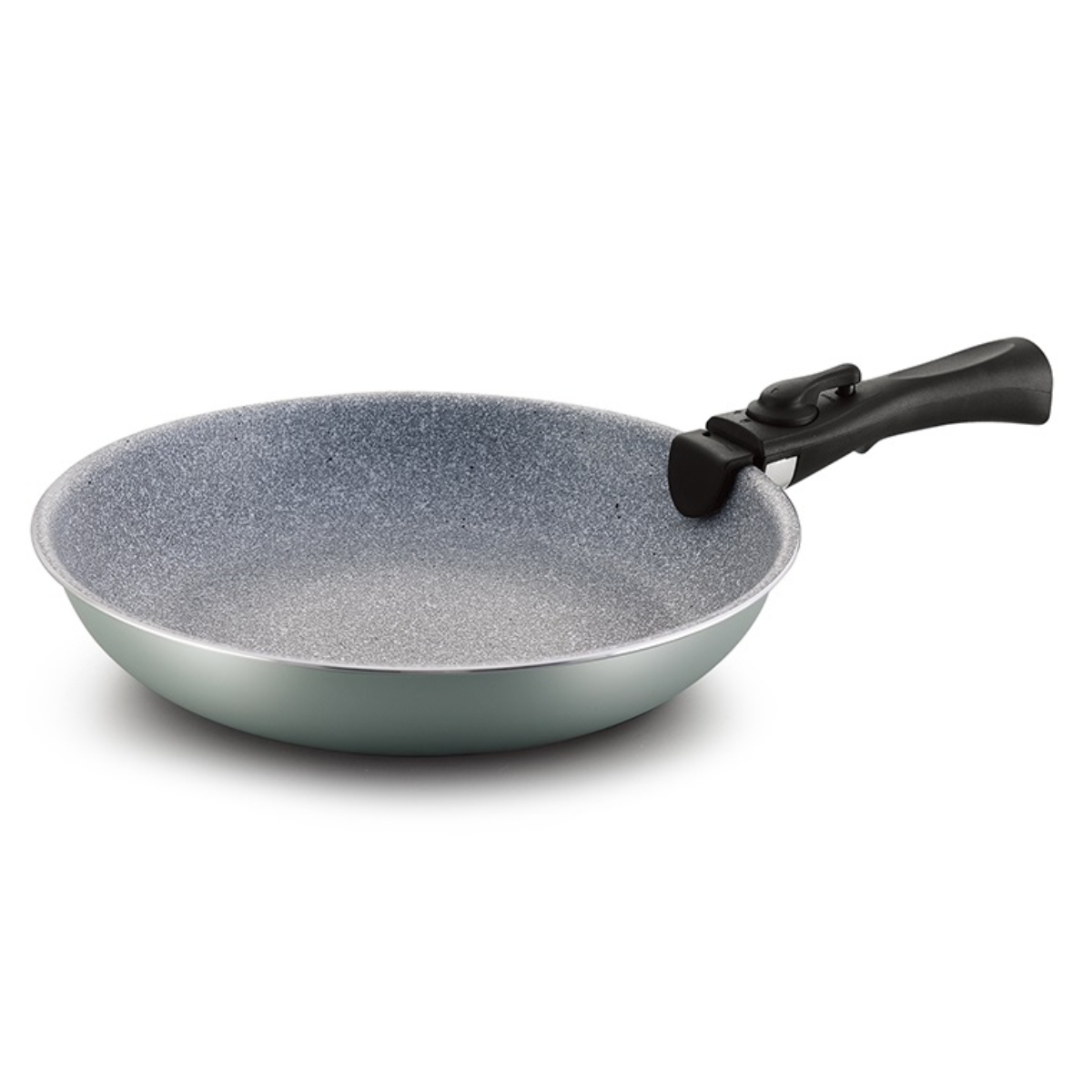 Pressed aluminum non-stick fry pan