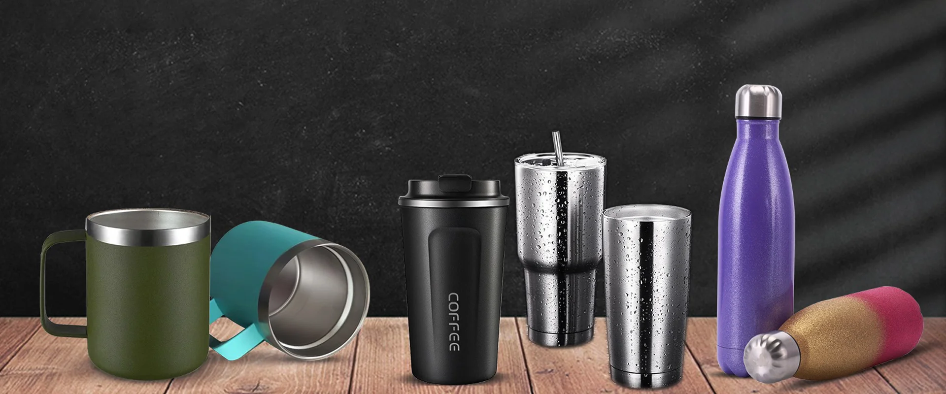 Stainless steel vacuum water bottle/tumbler manufacture