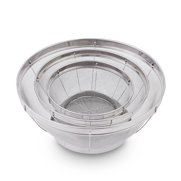 S/S stable mesh basket colander